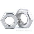 304 stainless steel hexagon thin nuts din2510 m17 a2-70 m16 nut